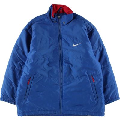 古着 90年代 ナイキ NIKE バックロゴ 中綿ジャケット メンズXL