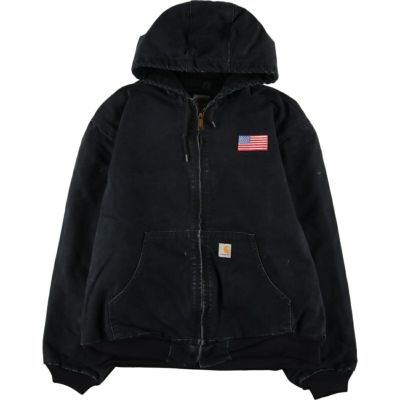 古着 カーハート Carhartt アクティブジャケット ダックフルジップ