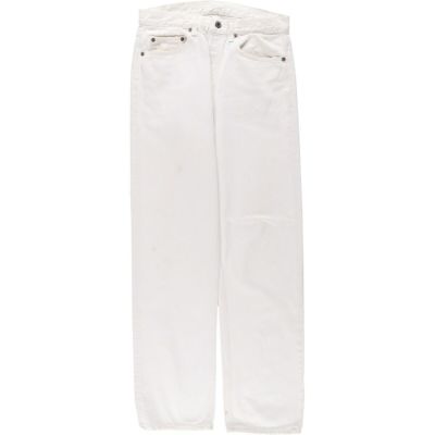 古着 ビッグサイズ TRUE RELIGION ホワイトデニム ストレート