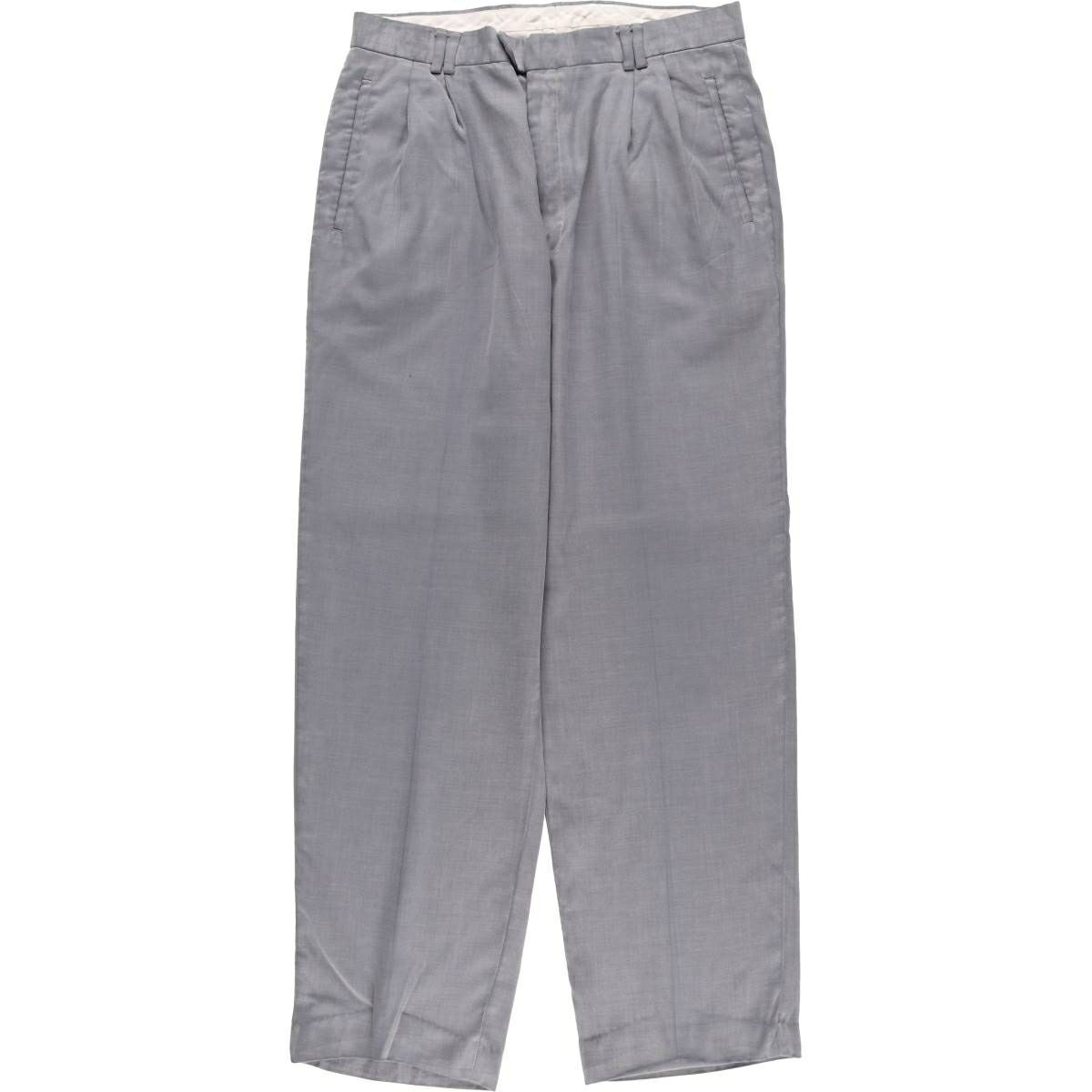 90s ハートシャフナーマルクス ツータックスラックス USA製 W34 L30