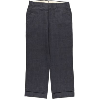 vintage usa製 DKNY \"レーヨンリネンシルクウール\" スラックス 古着 ダナキャランニューヨーク DKNY ストライプ柄 ウールパンツ