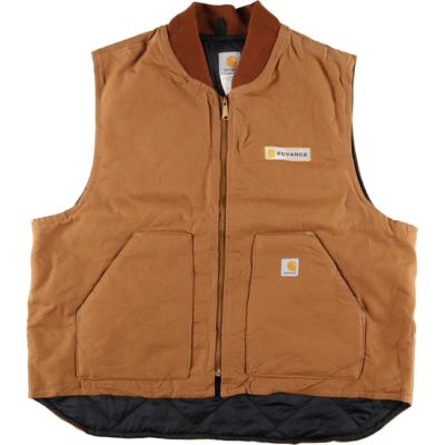 古着 カーハート Carhartt ダック地ベスト メンズXL /eaa298828 【中古