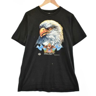 90年代ランク90年代 Made At The Beach 鳥柄 アニマルプリントTシャツ USA製 メンズXL ヴィンテージ /eaa317166