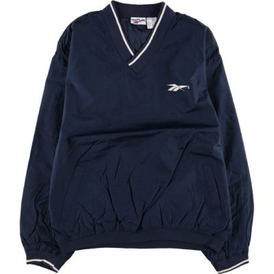Reebok プルオーバージャケット Reebok Half-Zip Nylon Pullover Jacket 黄 L リーボック ハーフ