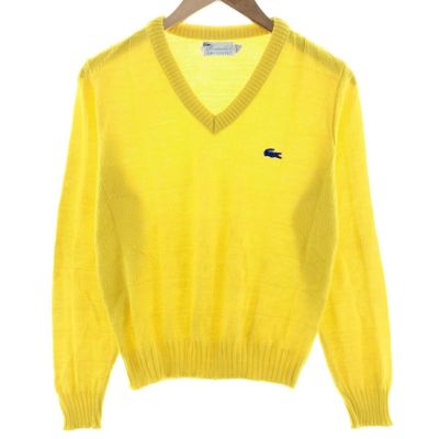 古着 80～90年代 ラコステ LACOSTE IZOD ボートネック アクリル
