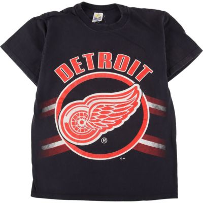 古着 LOGO7 NHL DETROIT RED WINGS デトロイトレッドウィングス V 