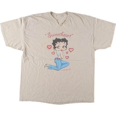 古着 00年代 BETTY BOOP ベティブープ キャラクタープリントTシャツ メンズXL相当 /eaa429017 【中古】 【240814】