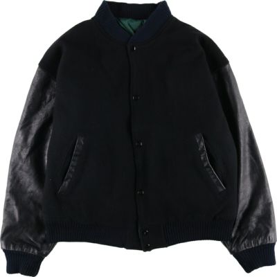 古着 URBAN equipment リバーシブル 袖革ウールスタジャン アワードジャケット バーシティジャケット メンズM相当 ヴィンテージ /eaa580507 【中古】 【250823】