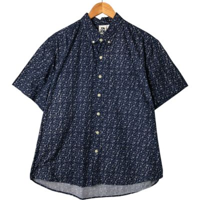 古着 ステューシー STUSSY 半袖 ボタンダウンシャツ メンズM相当