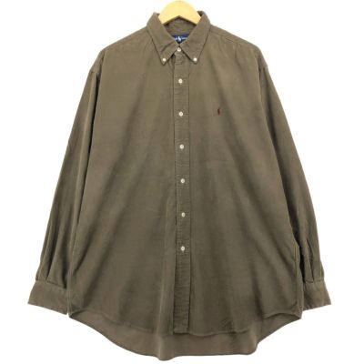 Ralph Laurenコーデュロイシャツ　BLAIRE 長袖Ｌメンズ 紺C2 Ralph Laurenコーデュロイシャツ BLAIRE 長袖Lメンズ 紺C2