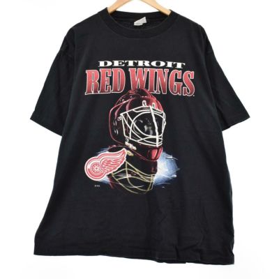 古着 LOGO7 NHL DETROIT RED WINGS デトロイトレッドウィングス V 
