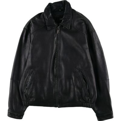 古着 リズクレイボーン Liz Claiborne スウィングトップタイプ レザーブルゾン メンズXL相当 /eaa520671 【中古】 【250228】