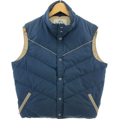 古着 70年代 ウールリッチ WOOLRICH ダウンベスト メンズM相当 ヴィンテージ /eaa502956 【中古】 【241230】