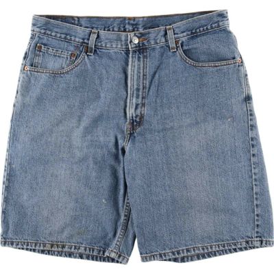 ★美品 Levi's リーバイス デニム ハーフパンツ　カジュアル Ｍ　日本製 Levi's リーバイス ハーフパンツ メンズ 綿100％ コットン