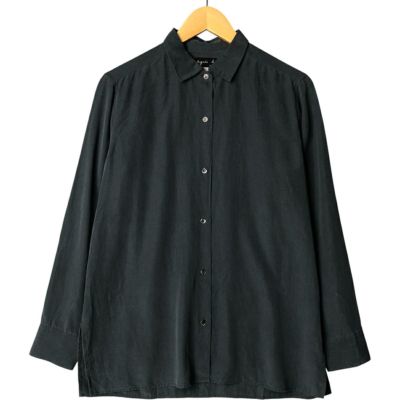 アニエスベー ビンテージシャツ メンズ 古着 90年代 アニエスベー agnes b. HOMME PARIS 長袖 コットン