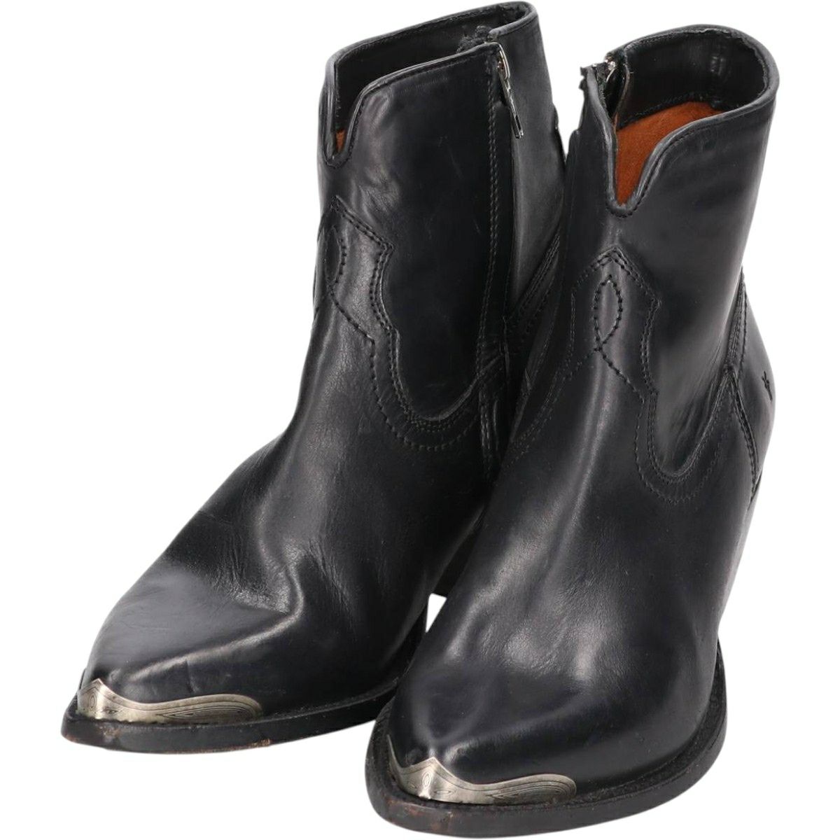 古着 フライ FRYE 厚底 サイドジップブーツ 7.5 メンズ25.5cm相当