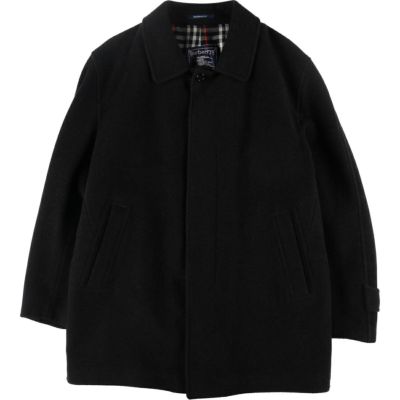 古着 バーバリー Burberrys カシミア混 ウールハーフコート スペイン製 メンズXL相当 /evb008762 【中古】 【250301】