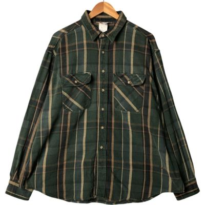 古着 カーハート Carhartt 長袖 フランネルチェックシャツ メンズXL相当 /eaa550646 【中古】 【250524】 【NL2503】