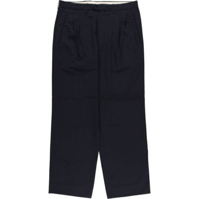 古着 ツータック ウールパンツ スラックス メンズw34相当 /eaa558175