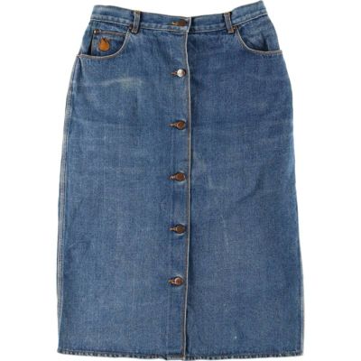 古着 Gloria Vanderbilt 前開き デニム ロング タイトスカート レディースXL相当 /eaa524943 【中古】 【250302】 【ADEL/アデル】