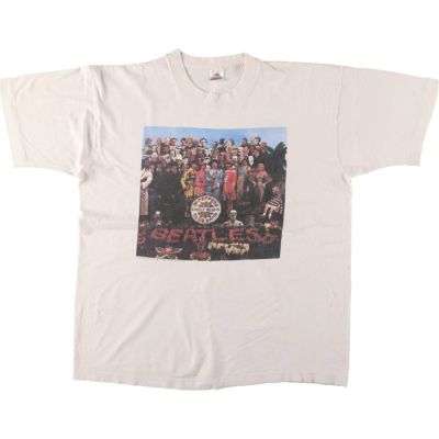 激レア　80s　ビートルズ　ビンテージバンドTシャツ EMIタグ　beatles 90s The Beatles music print sweat shirt イギリス音楽史だけで