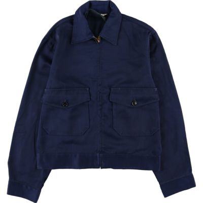 古着 エディーバウアー Eddie Bauer ライン入り コットンニットハーフ