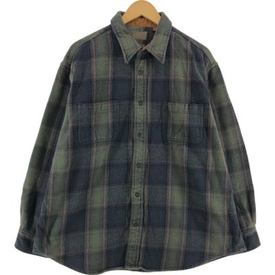 古着 セントジョンズベイ ST JOHN'S BAY 長袖 ヘビーネル 古着 セントジョンズベイ ST JOHN'S BAY 長袖 ヘビーネル