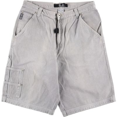古着 90年代 ゲス Guess JEANS デニムペインターショーツ ハーフパンツ USA製 メンズw34相当 ヴィンテージ /eaa577690 【中古】 【250830】