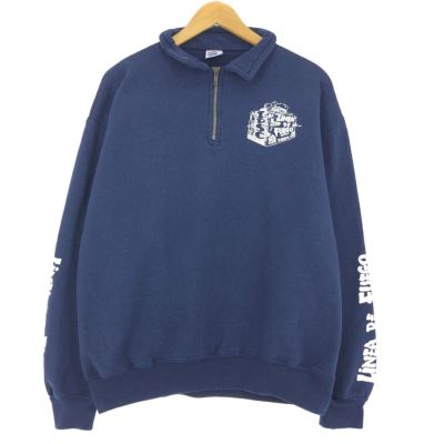 古着 ルーツ ROOTS Canada ハーフジップスウェットシャツ トレーナー