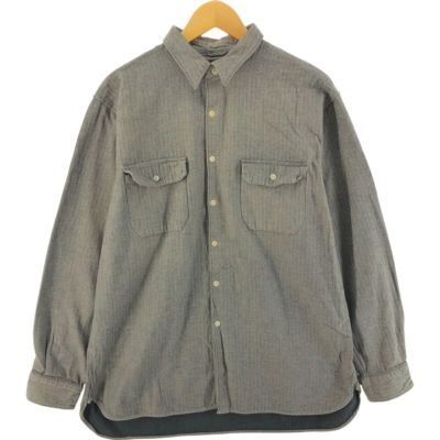 古着 90年代 ジェイクルー J.Crew 千鳥格子柄 長袖 ライトネルシャツ メンズL相当 ヴィンテージ /eaa525132 【中古】 【250303】