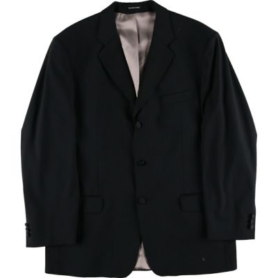 HUGO BOSS テーラードジャケット LLサイズ ブラウン ストライプ