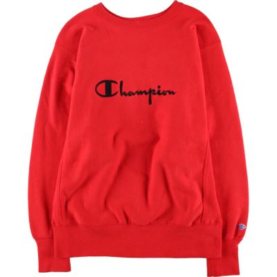 古着 90年代 チャンピオン Champion REVERSE WEAVE リバースウィーブ 刺繍タグ ロゴスウェットシャツ トレーナー USA製 メンズL相当 ヴィンテージ /eaa395150 【中古】 【240830】 ss2503_30