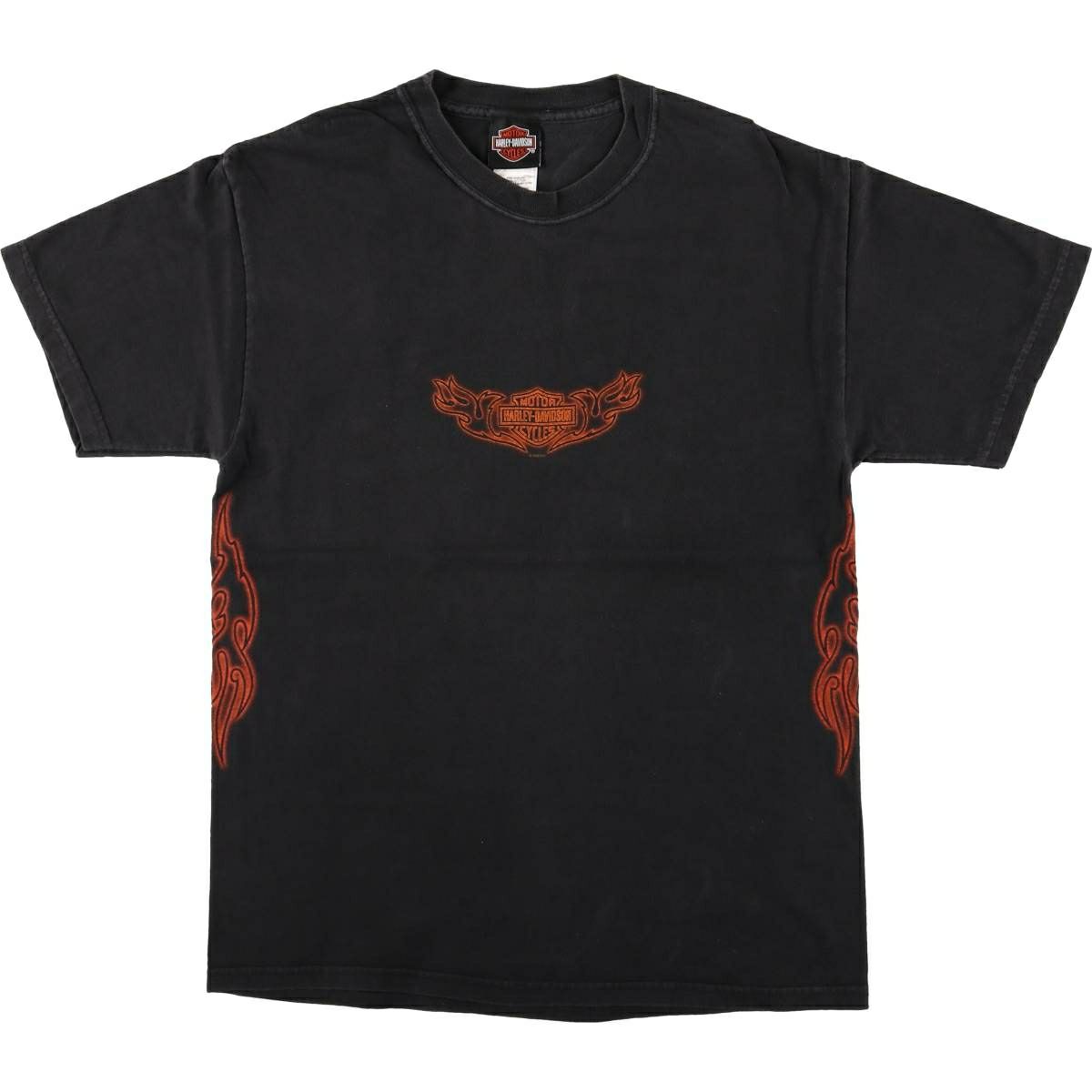 古着 ハーレーダビッドソン Harley-Davidson モーターサイクル バイクT  