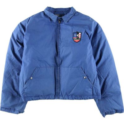 古着 希少レア 90年代 ラルフローレン Ralph Lauren POLO by Ralph Lauren SUICIDE SKI スーサイド スキー パッチ スイングトップ ダウンジャケット メンズXL ヴィンテージ /eva000140 【N2101】 【201217】【N2201】【HNY22】
