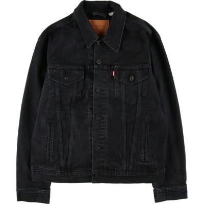 古着 リーバイス Levi's PREMIUM ブラック デニムジャケット G