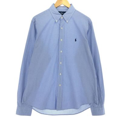 古着 ラルフローレン Ralph Lauren CUSTOM FIT 長袖 ボタンダウンチェックシャツ メンズL相当 /eaa485176 【中古】 【240831】 ss2501_30