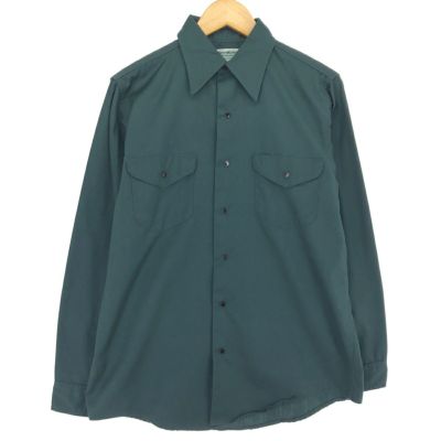 古着 70年代 オシュコシュ Osh kosh 長袖 ワークシャツ メンズM相当 ヴィンテージ /eaa485806 【中古】 【240831】