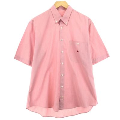 古着 バーバリー Burberrys 半袖 ボタンダウンシャツ メンズXL