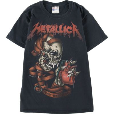 古着 00年代 METALLICA メタリカ バンドTシャツ バンT メンズS