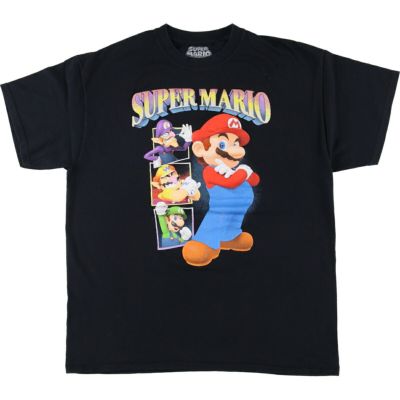 レア ヴィンテージ Tシャツ スーパーマリオ レトロ　ゲーム マリオ 古着 00s Nintendo 任天堂 MARIO スーパー マリオ ヨッシー TV