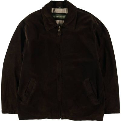 古着 ドッカーズ DOCKERS スウィングトップタイプ スエードレザー スポーツジャケット メンズL相当 /eaa525251 【中古】 【250306】