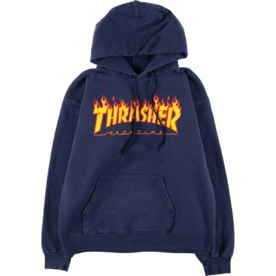 古着 スラッシャー THRASHER スウェットプルオーバーパーカー メンズS相当 /eaa524896 【中古】 【250306】 【Elulu/エルル】