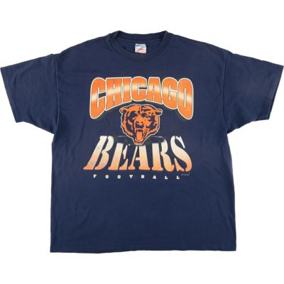 古着 90年代 ヘインズ Hanes NFL CHICAGO BEARS シカゴベアーズ ロゴTシャツ USA製 メンズXXL相当 ヴィンテージ /eaa476522 【中古】 【240901】
