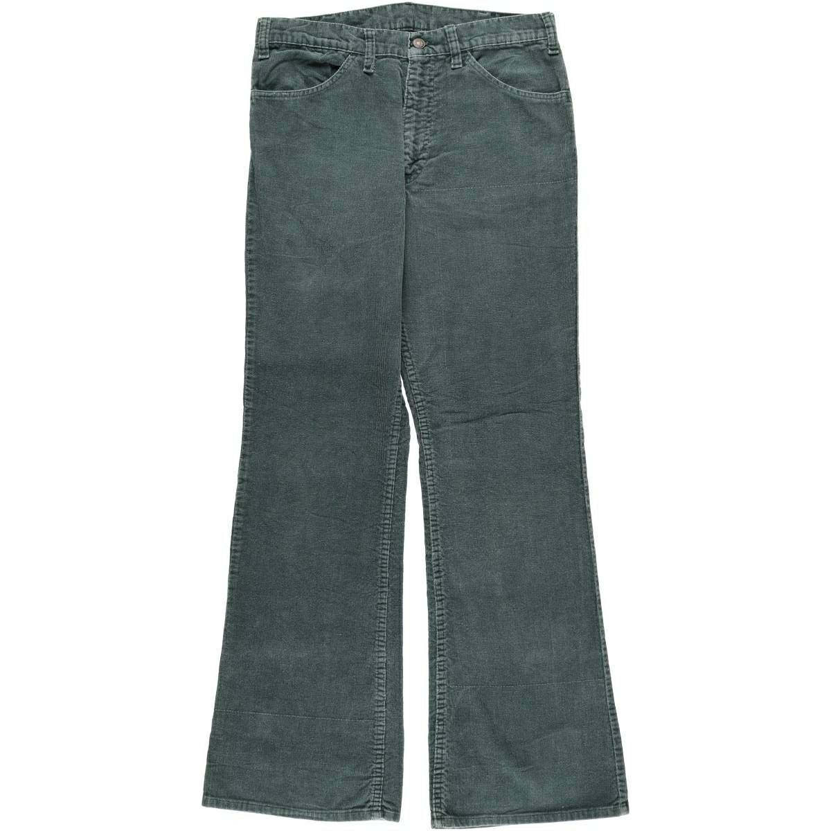 古着 リーバイス Levis 646-1517 白タブ ベルボトム コーデュロイ