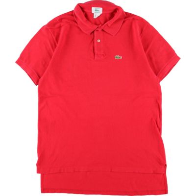 M着丈70年代 ラコステ LACOSTE IZOD 半袖 ポロシャツ USA製 メンズS