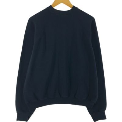 90年代 タルテックス USA製 プレーン ブランク スウェット ダークネイビー 古着 90年代 タルテックス TULTEX 無地 ブランクスウェット