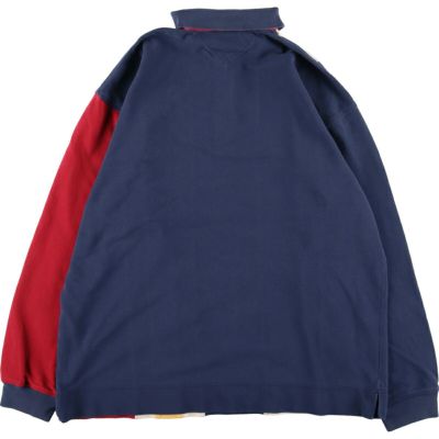 古着 90年代 トミーヒルフィガー TOMMY HILFIGER マルチストライプ