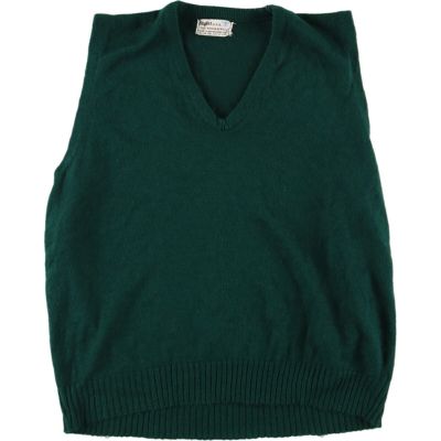 古着 Stylist Vネック アクリルニットベスト メンズM ヴィンテージ /eaa431006 【中古】 【240325】 ss2503_30
