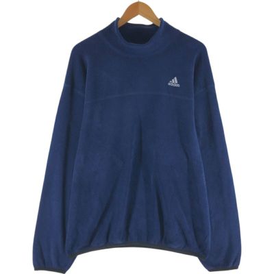 古着 90年代 アディダス adidas ハーフジップ フリースプル