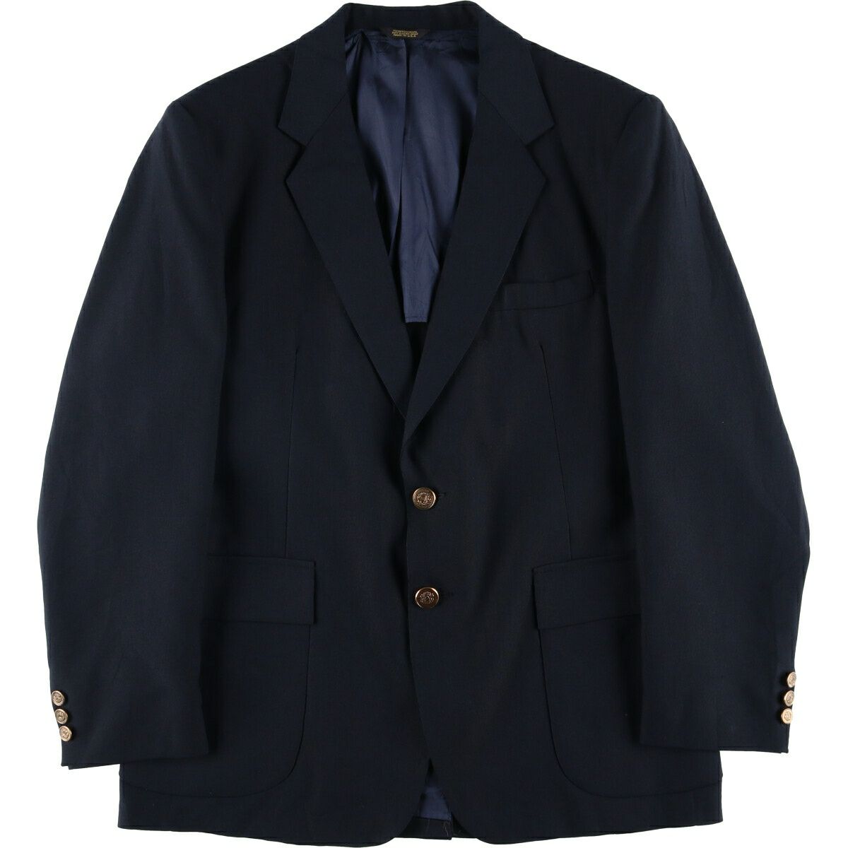 古着 紺ブレザー テーラードジャケット USA製 メンズL相当 /eaa525388